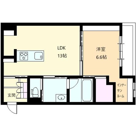 アールテラス新山口の物件間取画像